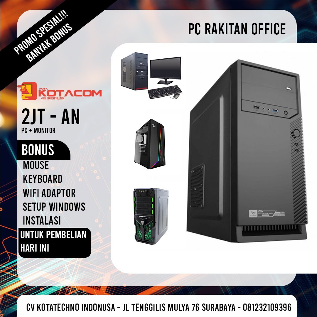 Rakit PC Core i5 2400 4gb 500gb PC Rakitan Office Surabaya